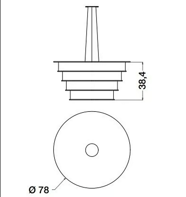 Pendelleuchte aus Metall und Stoff Cocoon CPRN HOMOOD C353, C354, C355 Fabrik CPRN HOMOOD aus Italien. Foto №4