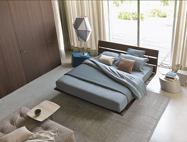 Orientalische Bett mit Rollen Tadao Flou Fabrik Flou aus Italien. Foto №9