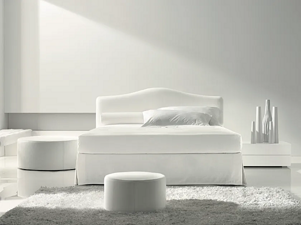 Doppelbett mit gepolstertem Kopfteil Fiaba Duomo Design Fabrik Duomo Design aus Italien. Foto №2