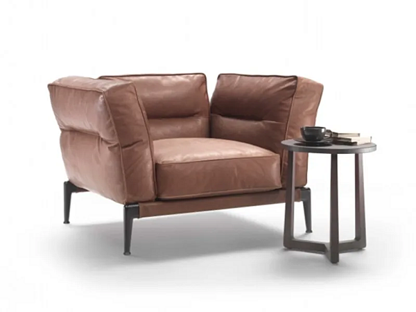 Lederarmchair mit Armlehnen FLEXFORM ADDA Fabrik FLEXFORM aus Italien. Foto №2