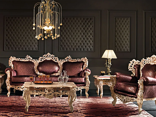 Dreisitzer Sofas aus Stoff MODENESE GASTONE 11418 Fabrik MODENESE GASTONE aus Italien. Foto №3