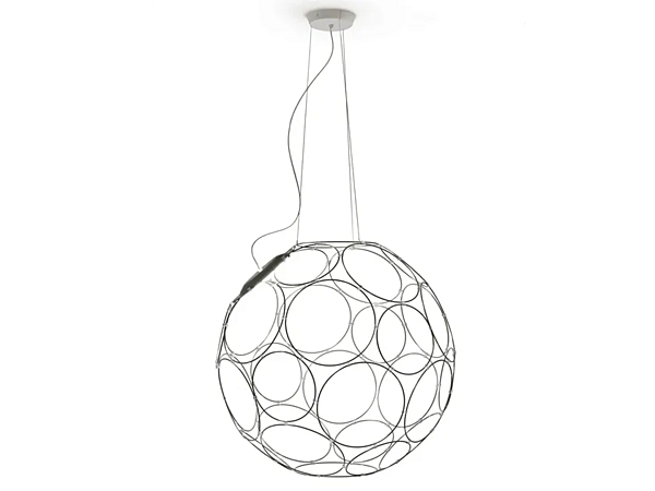 LED Pendelleuchte aus Stahl Fabbian Giro Fabrik Fabbian aus Italien. Foto №1