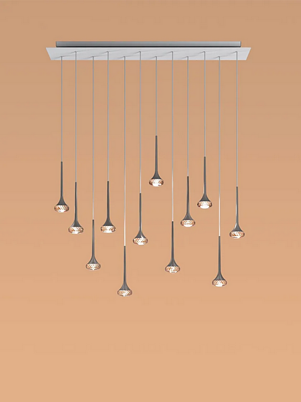 LED Kristall Pendelleuchte Fairy AXOLIGHT SP FAI 12 R Fabrik Axolight aus Italien. Foto №3