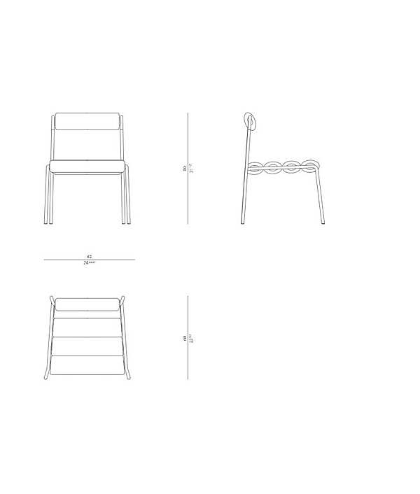 Der Stuhl ROSSATO PGC-02 Fabrik ROSSATO aus Italien. Foto №4