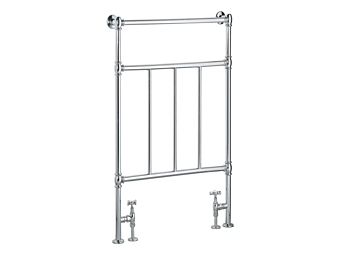 Vertikaler freistehender Handtuchwärmer aus Messing im viktorianischen Stil Gaia Mobili Fabrik GAIA aus Italien