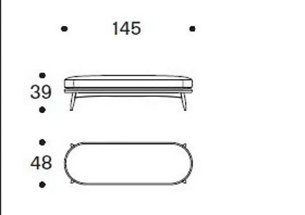 Stoffbank Oltremare Saba Fabrik SABA aus Italien. Foto №5