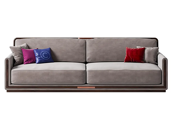 Dreisitzer Ledersofa Sesto Senso CPRN HOMOOD S571 Fabrik CPRN HOMOOD aus Italien. Foto №1