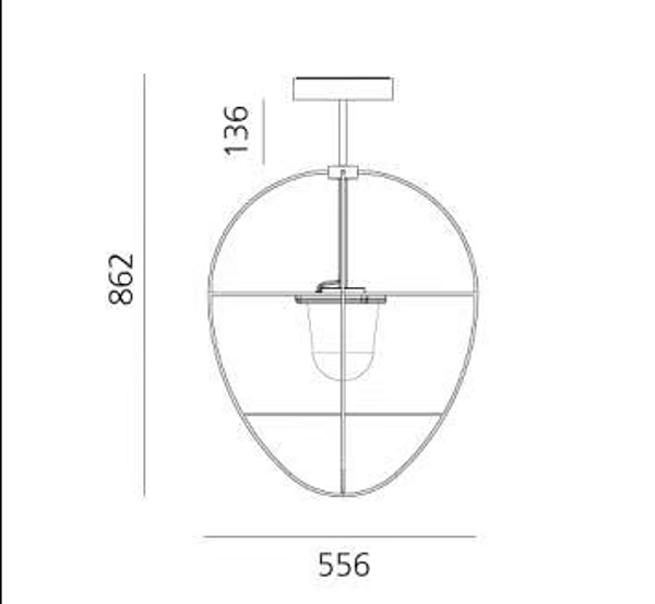 Außenpendelleuchte aus Aluminium Nottola Artemide T070010 Fabrik Artemide aus Italien. Foto №8