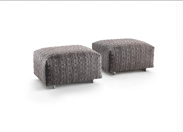 Quadratischer Gartenpouf aus Polyurethan FLEXFORM Bangkok Outdoor Fabrik FLEXFORM aus Italien. Foto №3