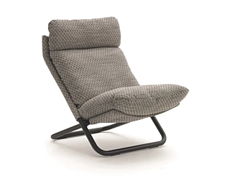 Stoffarmstuhl mit hoher Rückenlehne Arflex CROSS Fabrik ARFLEX aus Italien