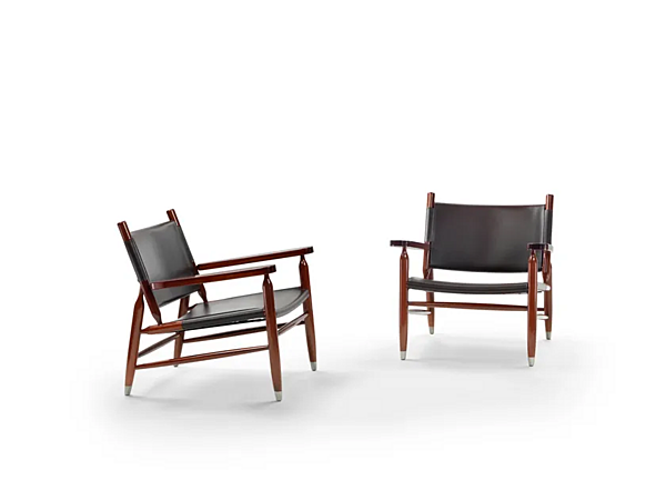 Lederarmchair mit Armlehnen Tessa S H FLEXFORM Fabrik FLEXFORM aus Italien. Foto №3