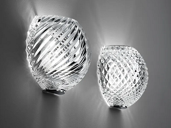 Kristall Wandleuchte Diamond Swirl Fabbian Fabrik Fabbian aus Italien. Foto №2