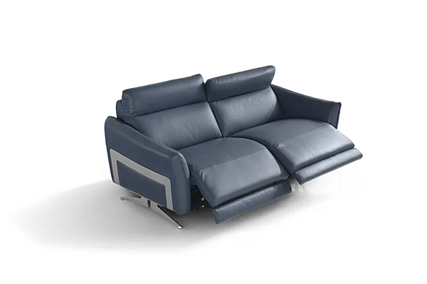 Ecksofa mit Lederbezug und Relaxfunktion Klimt Marinelli Home M1226 Fabrik Marinelli Home aus Italien. Foto №2