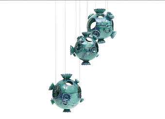 Hängende Keramikvase Marimo GIORGETTI
