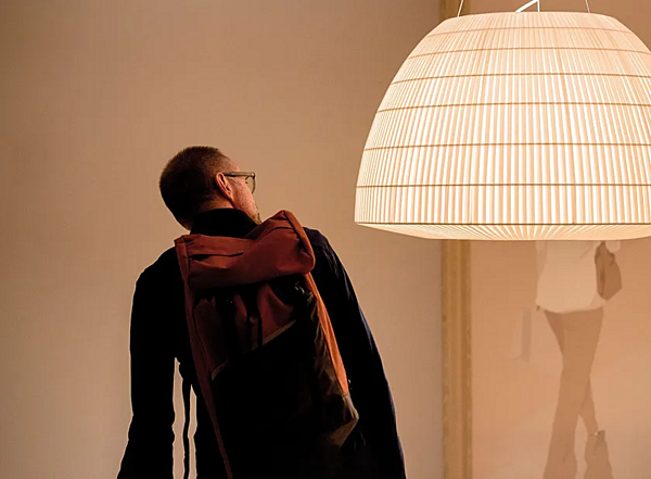 Pendelleuchte aus Stoff Bell AXOLIGHT Fabrik Axolight aus Italien. Foto №16