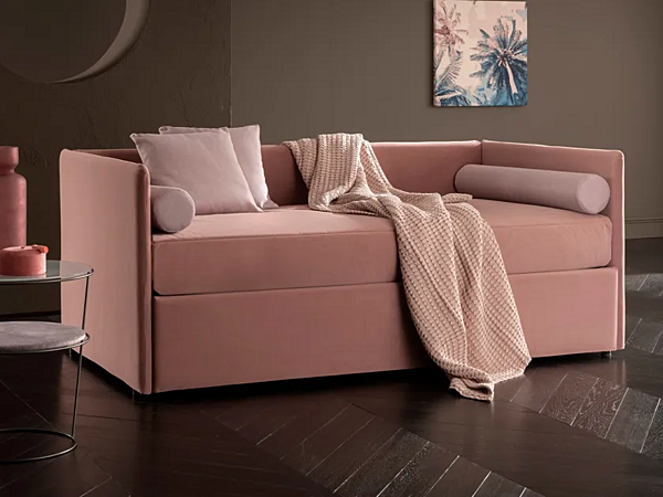 Umbaubares Stoffsofa mit Teddybezug Altrenotti Fabrik Altrenotti aus Italien. Foto №1