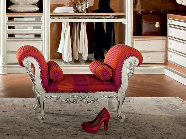 Polsterbank aus Stoff Modenese Luxury Interiors 13523 Fabrik MODENESE GASTONE aus Italien. Foto №1