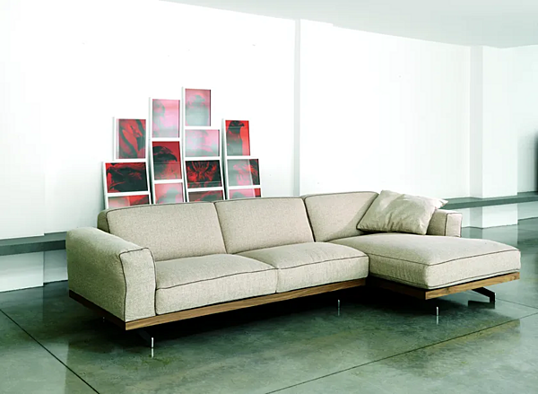 Ecksofa aus Stoff oder Leder VIBIEFFE 470 Fancy Fabrik VIBIEFFE aus Italien. Foto №6