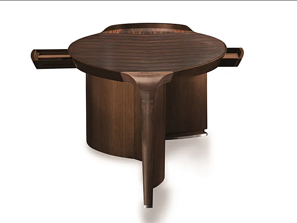 Holz-Schreibtisch mit Schubladen GIORGETTI Erasmo Fabrik GIORGETTI aus Italien. Foto №3
