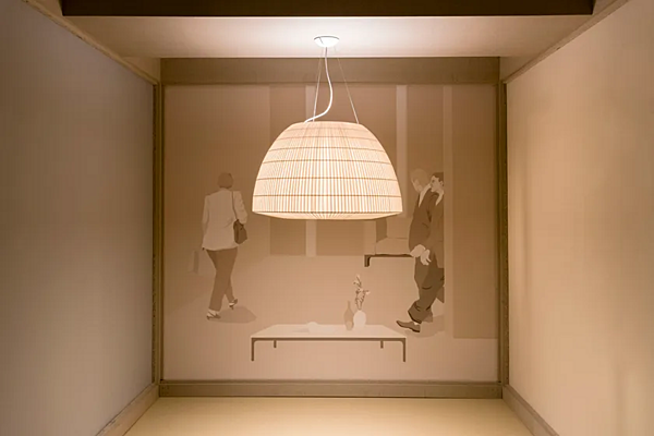 Pendelleuchte aus Stoff Bell AXOLIGHT Fabrik Axolight aus Italien. Foto №2