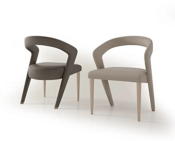 Sessel mit Armlehnen aus Leder Bizzotto Italia Wave