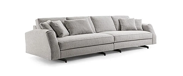 Ecksofa aus Stoff mit abnehmbarem Bezug Frigerio Davis Class Fabrik Frigerio aus Italien. Foto №4