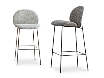 Hochstoffhocker mit Rückenlehne Ola Saba