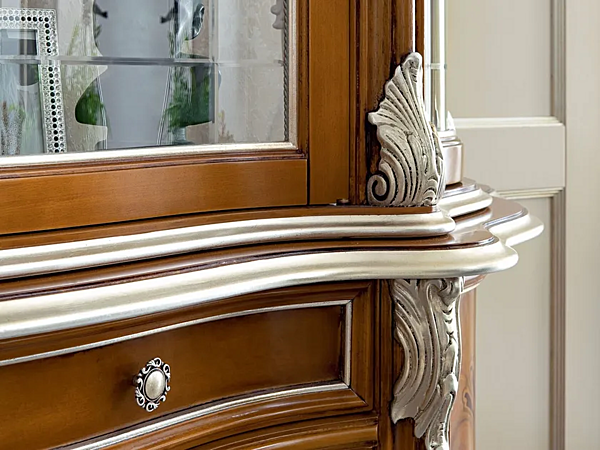 Hochschrank mit Türen und Schubladen aus Holz Modenese Luxury Interiors 13102 Fabrik MODENESE GASTONE aus Italien. Foto №3