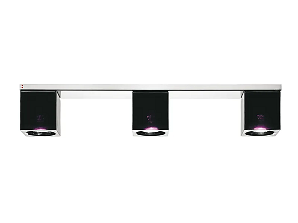 Kristall-Deckenlampe aus Glas Fabbian Cubetto Fabrik Fabbian aus Italien. Foto №3