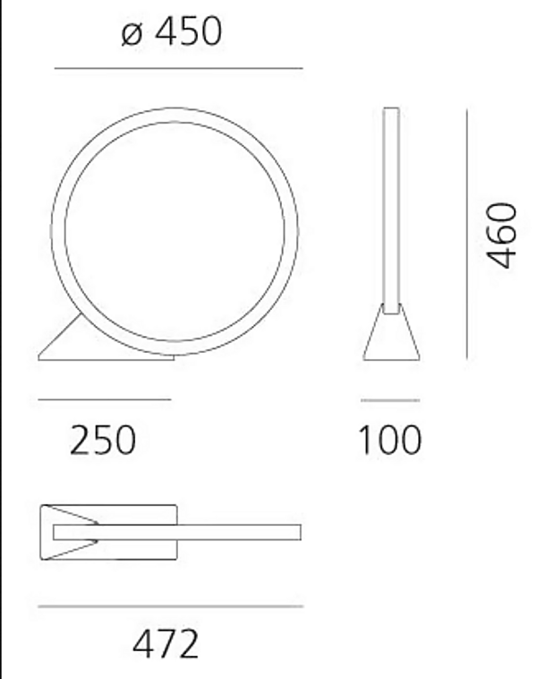 Wandleuchte aus Aluminium für den Außenbereich Artemide O T071130 Fabrik Artemide aus Italien. Foto №5