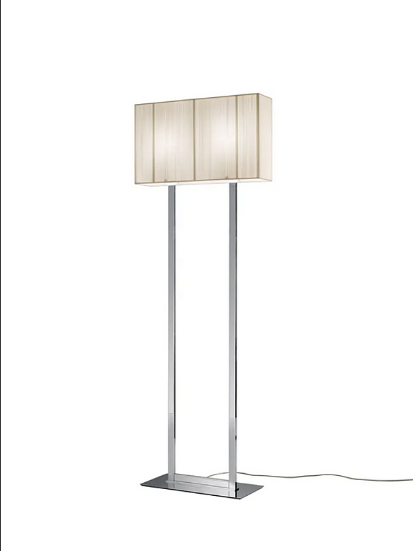 Stehlampe aus Seide handgefertigt AXOLIGHT CLAVIUS PT CLAVIU E27 Fabrik Axolight aus Italien. Foto №3