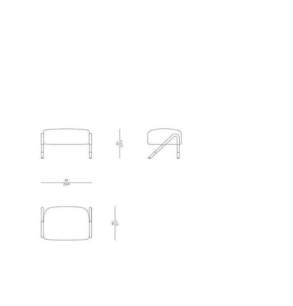 Poof ROSSATO 09-PL04 Fabrik ROSSATO aus Italien. Foto №5