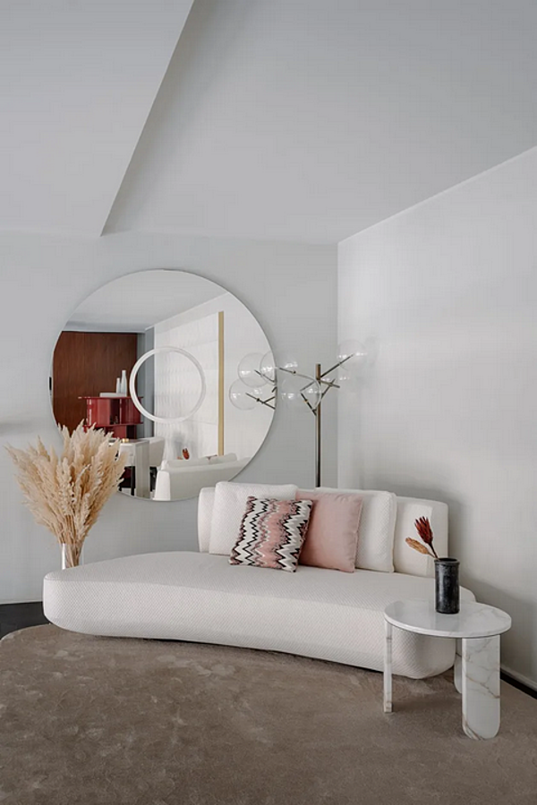 Dreisitzer Stoffsofa mit weicher Rückenlehne Gallotti&Radice Audrey XS Fabrik Gallotti & Radice aus Italien. Foto №2