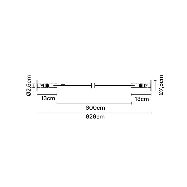LED Deckenleuchte verstellbar aus Metall Fabbian Metro Fabrik Fabbian aus Italien. Foto №7