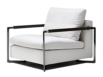 Stoffarmstuhl mit Armlehnen Saba Italia No Logo Light Fabrik SABA aus Italien