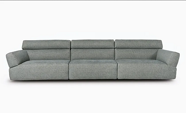 Ecksofa aus Stoff mit weicher Rückenlehne CASAMILANO COZY Fabrik CASAMILANO aus Italien. Foto №4