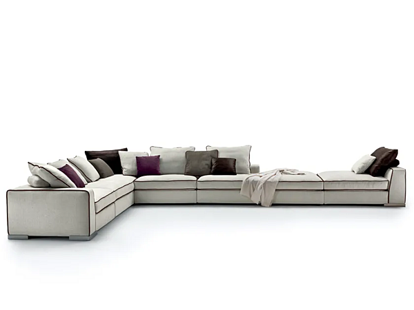 Ecksofa aus Stoff mit abnehmbarem Bezug FLEXFORM Armand Fabrik FLEXFORM aus Italien. Foto №1