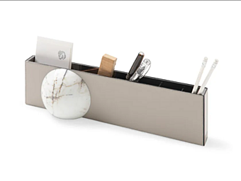 Leder Stiftehalter Organizer GIORGETTI