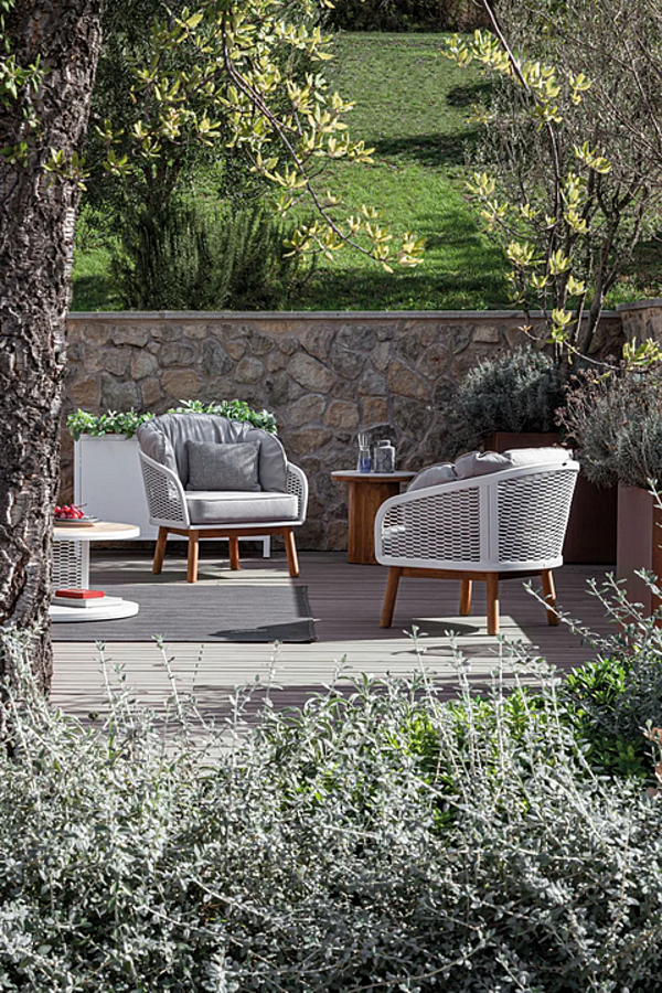 Zweisitzer Gartensofa aus Stoff Cyrano Atmosphera Fabrik ATMOSPHERA aus Italien. Foto №5