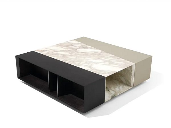 Quadratischer Couchtisch aus Holz GIORGETTI Scaleno 90250 Fabrik GIORGETTI aus Italien. Foto №3
