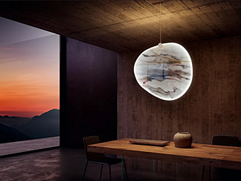 LED Pendelleuchte aus Glas Glee LAGO 2602B, 2602 LED Pendelleuchte aus Glas Glee LAGO 2602B, 2602 Fabrik LAGO aus Italien