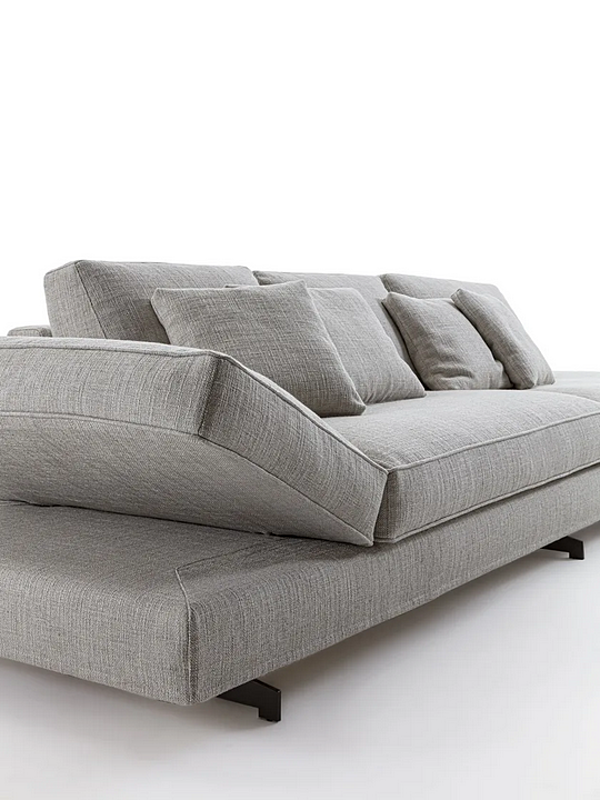 Ecksofa aus Stoff mit abnehmbarem Bezug Davis Flat Frigerio Fabrik Frigerio aus Italien. Foto №7