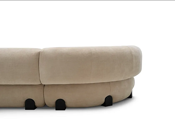 Ecksofa aus Stoff mit weicher Rückenlehne Saba Simposio Fabrik SABA aus Italien. Foto №11