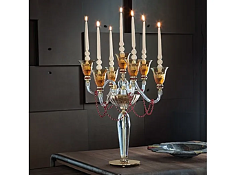 Kerzenständer mit Swarovski-Kristallen Claire Euroluce Lampadari Kerzenständer mit Swarovski-Kristallen Claire Euroluce Lampadari Fabrik EUROLUCE LAMPADARi aus Italien