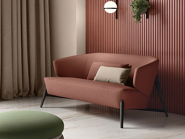 Sofa aus Stoff und Leder Arsenale LC1 INNOVA Imbottiti Fabrik Innova Imbottiti aus Italien. Foto №3