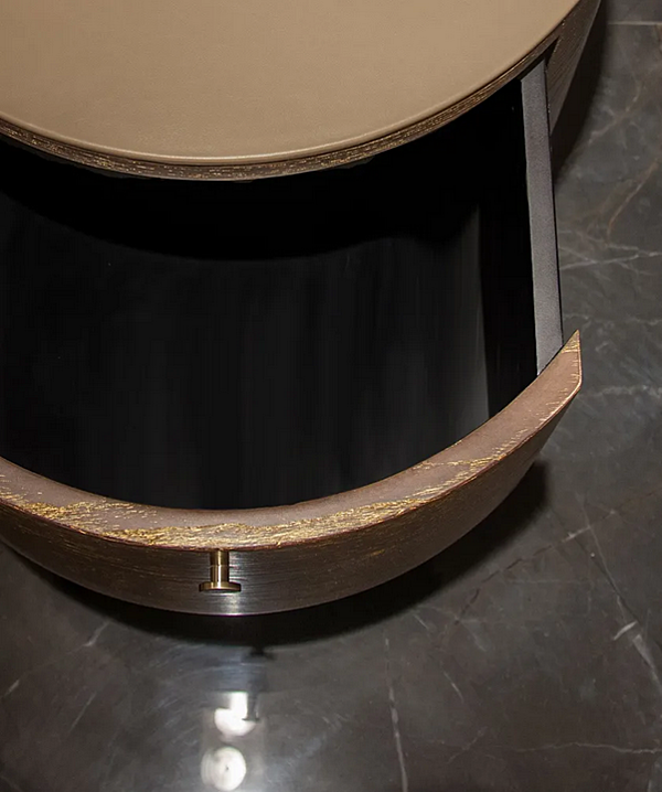 Runder Nachttisch aus Esche FORMITALIA Overseas Fabrik FORMITALIA aus Italien. Foto №6