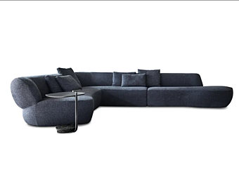 Ecksofa aus Stoff mit weicher Rückenlehne Molteni & C Surf