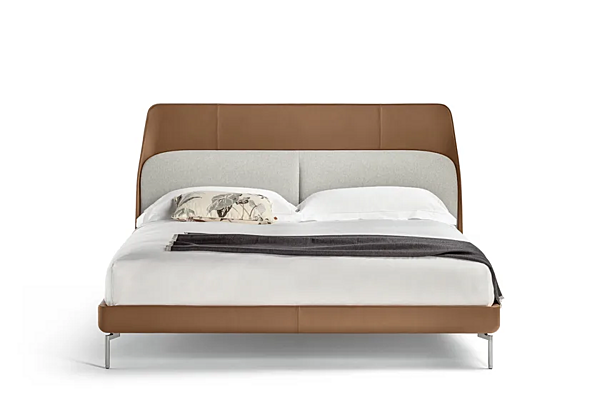 Lederbett mit gepolsterter Rückenlehne POLTRONA FRAU Coupe Fabrik POLTRONA FRAU aus Italien. Foto №2