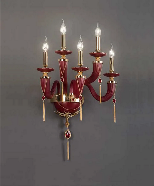 Wandleuchte mit Swarovski-Kristallen Julienne A5 Euroluce Lampadari Fabrik EUROLUCE LAMPADARi aus Italien. Foto №3