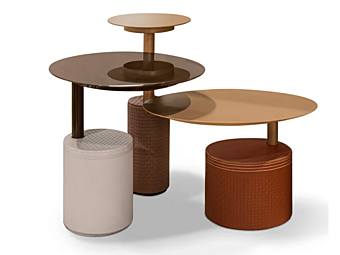 Runder Couchtisch aus Metall für das Wohnzimmer FORMITALIA TAG